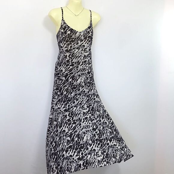 All Saints Dress”Essie Ambient “ Leopard Print Maxi Dress Nwot Excellent - Picture 5 of 8